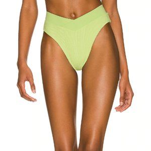 NEW L*SPACE Court Bikini Bottom - Small - Mojito Green
